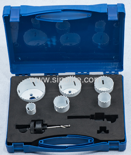 HSS Bi-metal hole saw set 8pcs