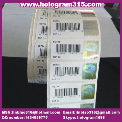  QR code hologram Sticker