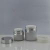 Round Cream airless jars with vacuum pump
