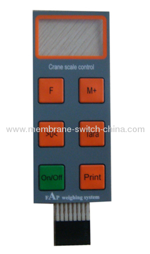 custom-made membrane keypad