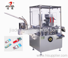 Carton packing machine for blister