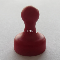 Red Sintered NdFeB magnet pin