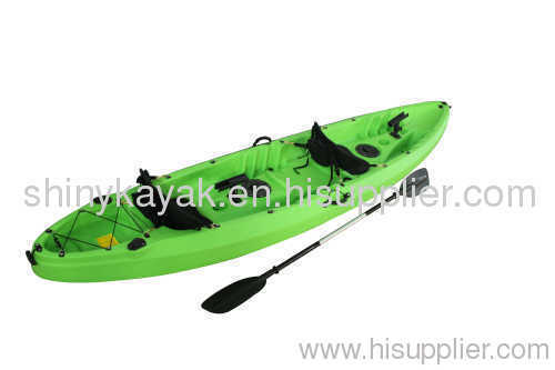 Newest kayak family fishing kayak 2+1 seaters kayak sit on top 