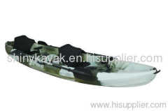 Plastic Sit On Top Sea triple Kayak fishing kayak family kayak