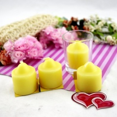Yellow Household Votive Pillar Craft Candle (RC-373)