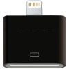Seiko Edition 30 Pin Female to Lightning 8 Pin Male Adapter for iPhone 5, iPad mini, iTouch 5 (Black)