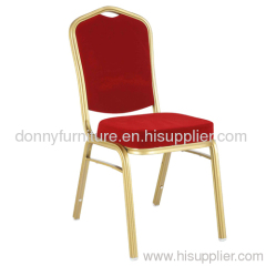mordern red metal dining room chair