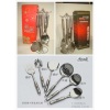 Stainless steel kitchen utensils (double loop set of seven)