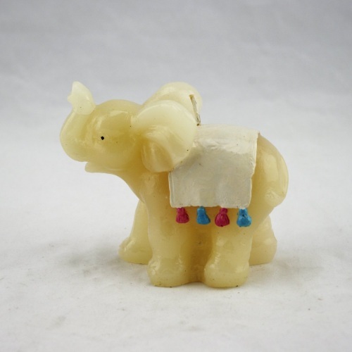 Whitle Elephant Wax Craft Candle Statue Gifts