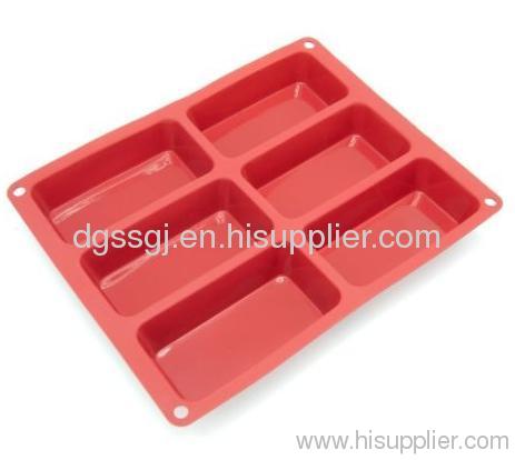 Silicone 6-cavity Mini Loaf Baking Pan