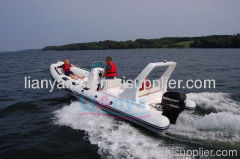 Liya boat,RIB boat 6.6m semi-rigid boat--with CE