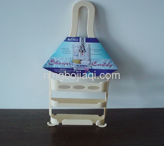 plastic hanging shower caddy