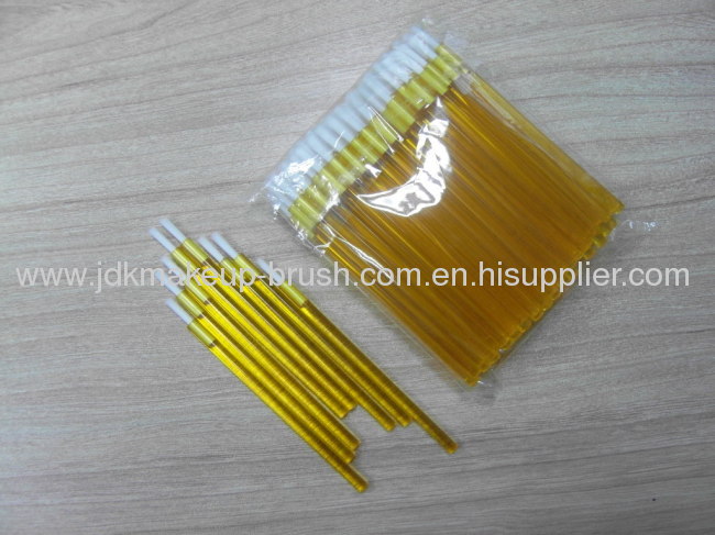 Disposable Cosmetic Lip Brush with Plastic handle