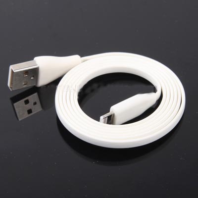 Noodle Style OEM Version Lightning 8 Pin USB Sync Data / Charging Cable for iPhone 5, iPad mini, iTouch 5, Length: 1m 