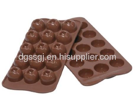 Silicone Chocolate Muffin Imperial Shape Mold Tray