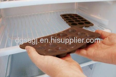 Silicone Chocolate Muffin Imperial Shape Mold Tray