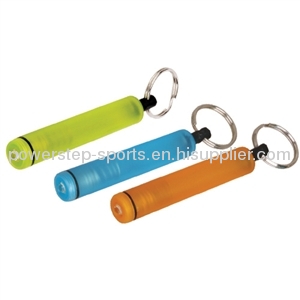 Cylindrical type mini colorfull flashlight with keyring