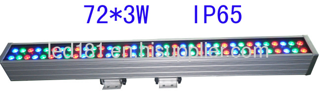 72pcs 3W RGB led bar dmx high power led light bar