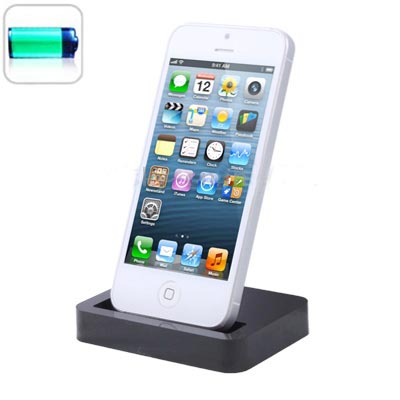 High Quality Base Dock Charger for iPhone 5 (Black)