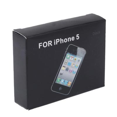 High Quality Base Dock Charger for iPhone 5 (Black)