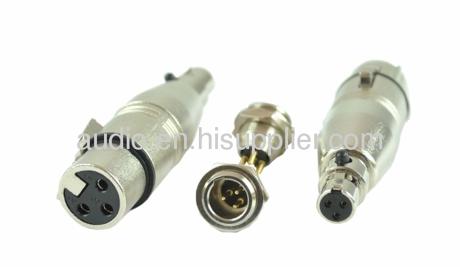 3 pinXLR female Connector to 3pinXLR female connector