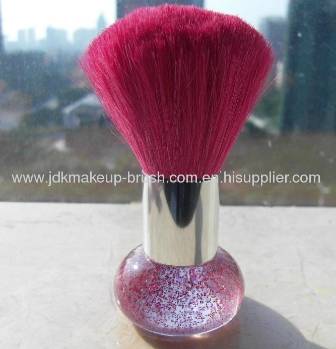 Red Hair Neck Brush with Stand