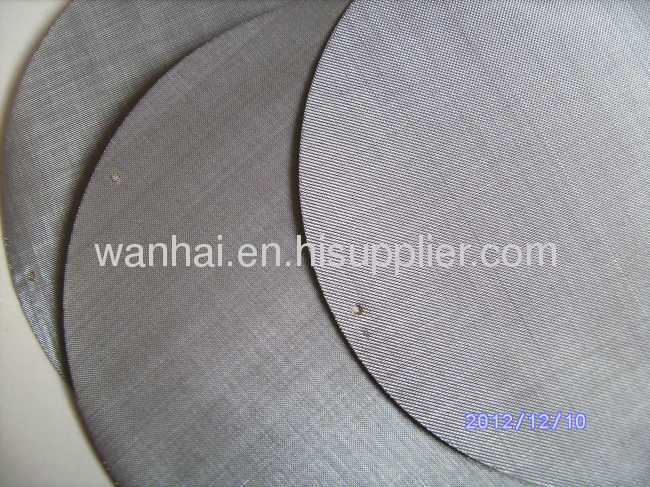 stainless steel filter disc