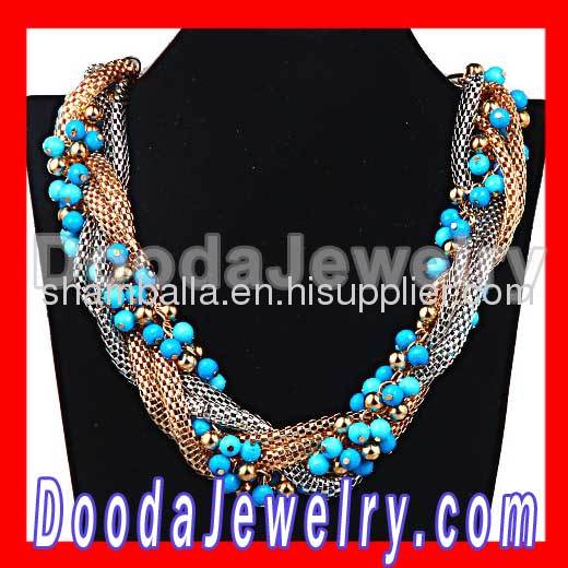 Handmade Beaded Chain Choker Necklace Designs Wholesale