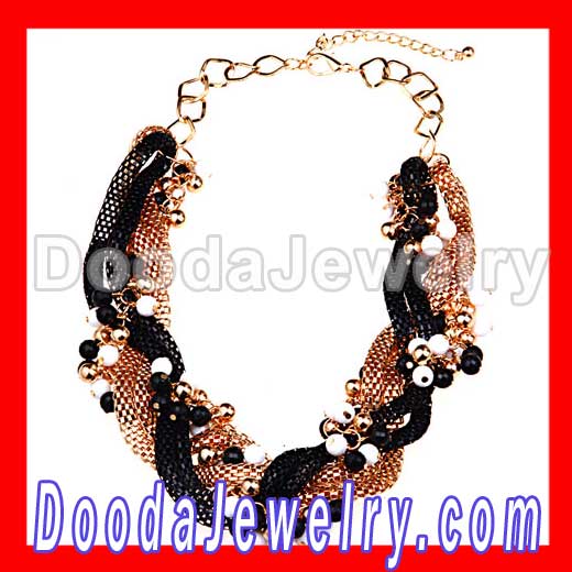 Handmade Beaded Chain Choker Necklace Designs Wholesale