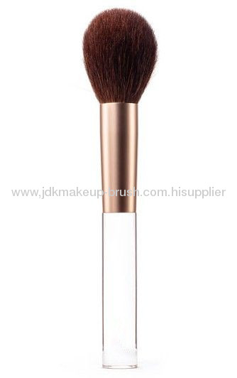 Hot seller Goat Hair Blush brush with Clear Acrylic handle