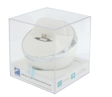 8-Pin Charging Docking Station for iPhone 5 (White)