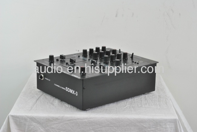 Professional3 channel DJ mixer with USB SDMX-3