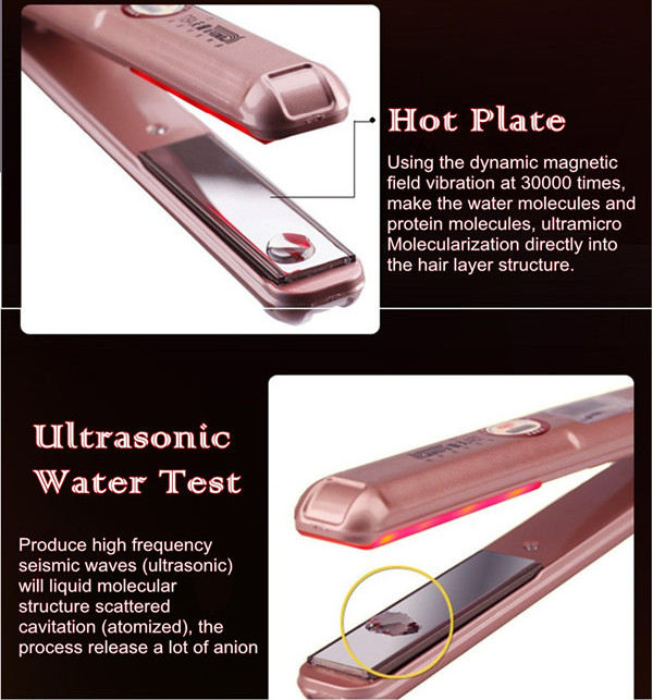 Latest Far-IR Ultrasonic Hair Straightener