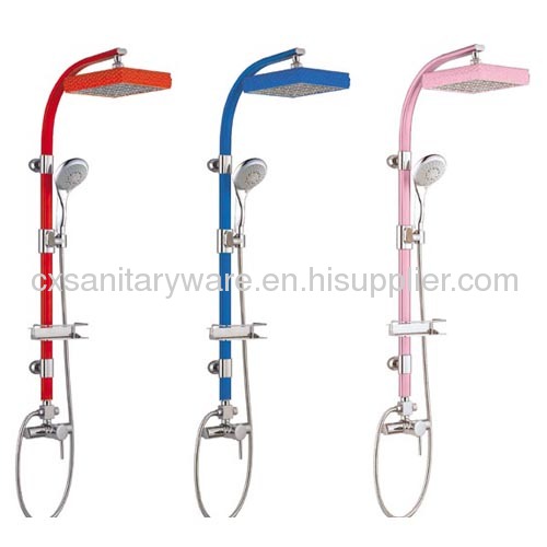 aluminum alloy silding bar shower set features