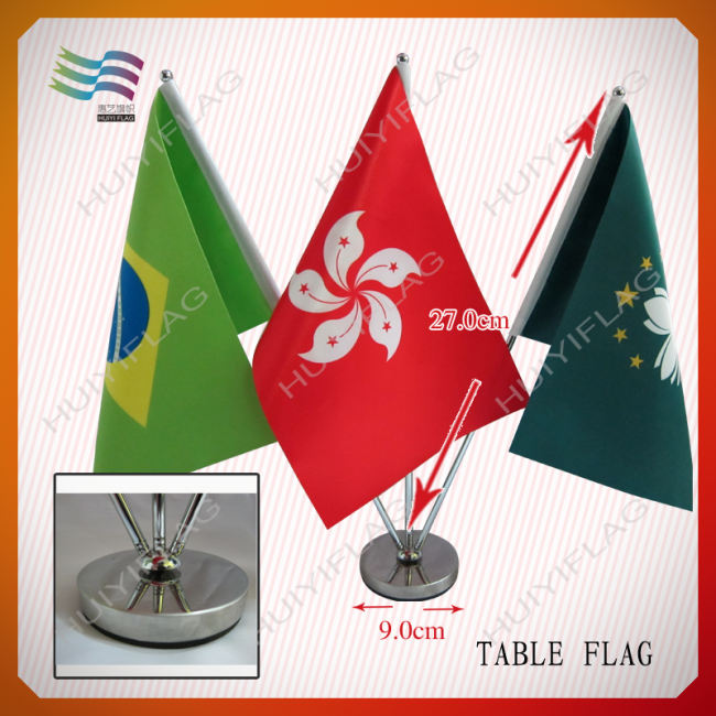 international table desk flag with stand 
