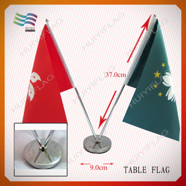 international table desk flag with stand 