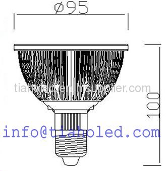 New arrived led par30 cob 10w led light led e27 dimmable