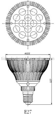 led rgb par38 12w led e27 led dimmable led rgb lamp