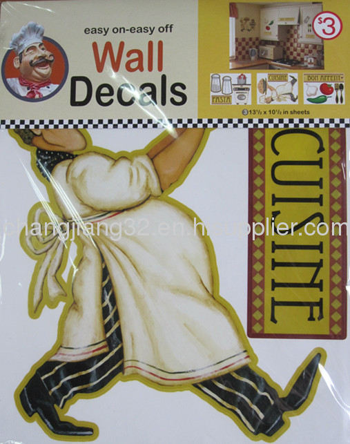 CHEF WALL STICKERS