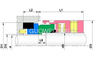 John crane PTFE WEDGE mechanical SEALS