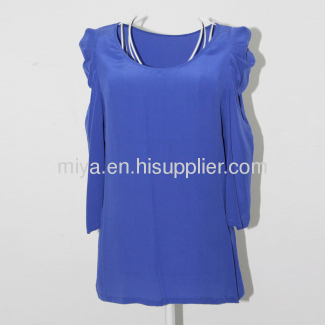 lady silk blouse