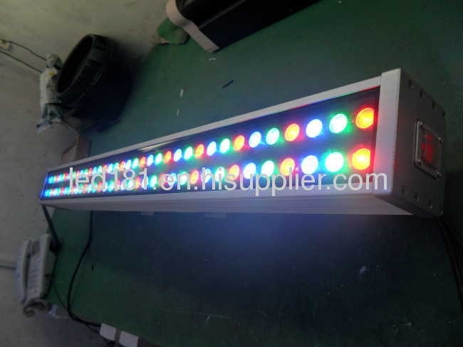 72pcsx3w LED waterproof aluminum outdoor DMX LED RGB bar light 