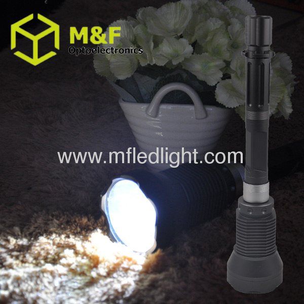 Rechargeable cree super bright flashlight police torch light