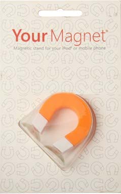 Your Magnet Horseshoe Style Magnetic Stand for Mobilephone Device or iPod (Yellow) 