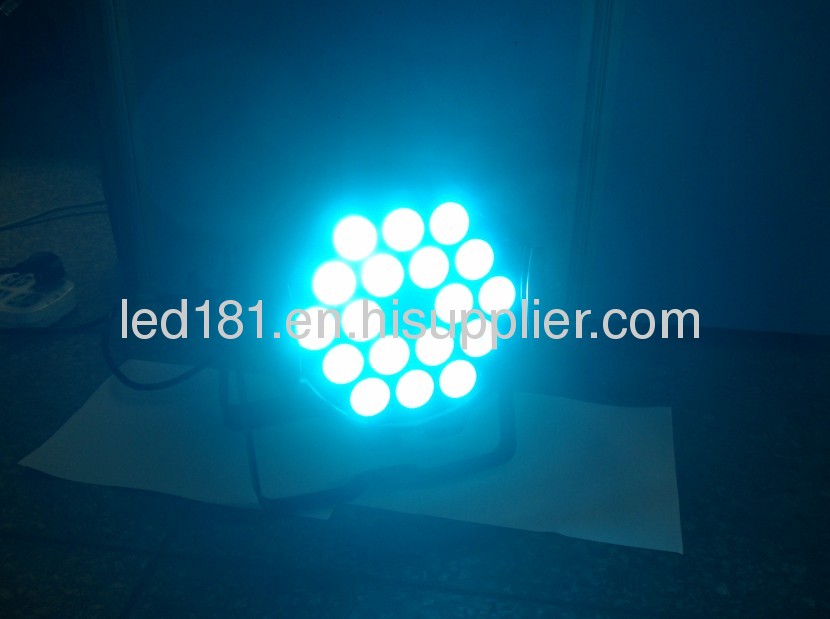 professional led casting aluminum 18pcs 9w housing led par light