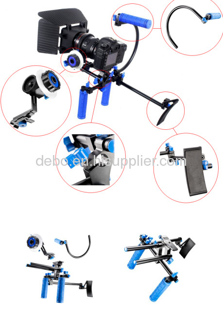 RL-00II DSLR RIG Camera Kit shoulder pad stabilizer belt mentioning handle functional recovery coke esay shooting movie 