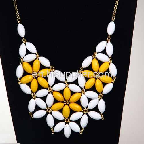 New Design Resin Jewelry J CREW Bib Necklace