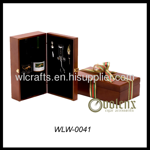wine wooden gift packing boxes