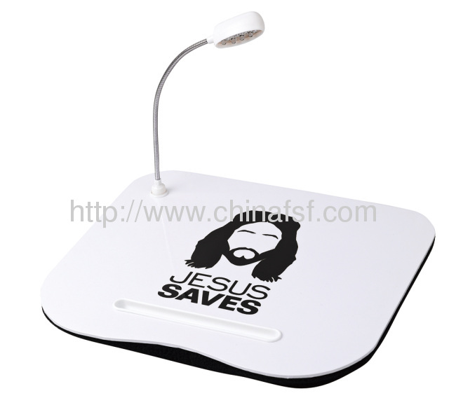 new design for led laptop cushion laptop table removable led lights