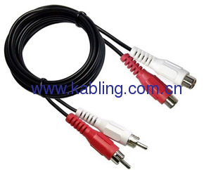 RCA Cable 2 RCA Male To RCA Female